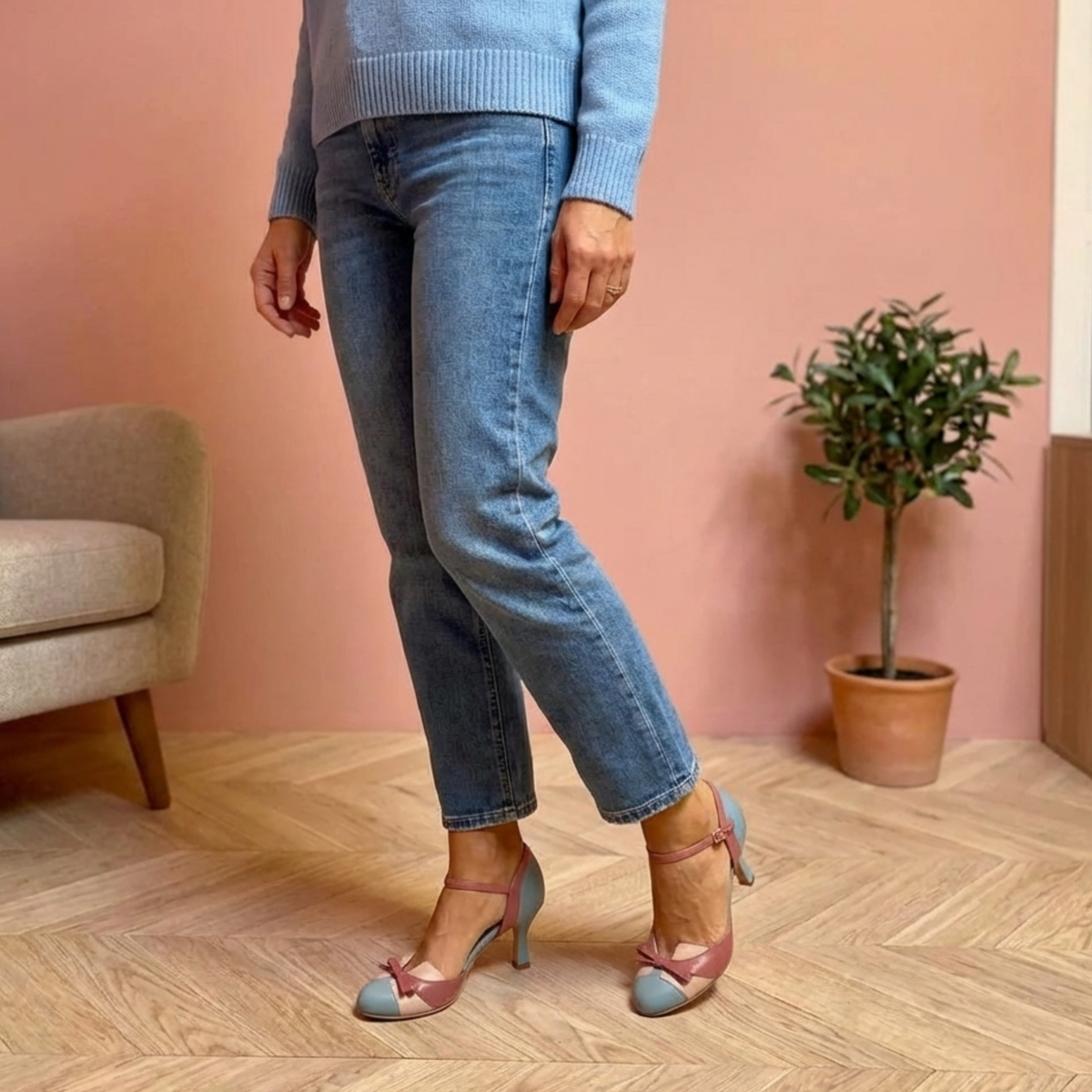 Esperanza · Sandalia Ortopédica Vintage con Tacón - Raúl & Sara Madrid
