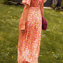 Vestido elegante con escote en v - Raúl & Sara Madrid