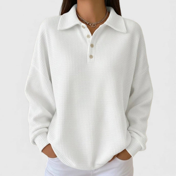 Mara | Cozy Collared Jersey