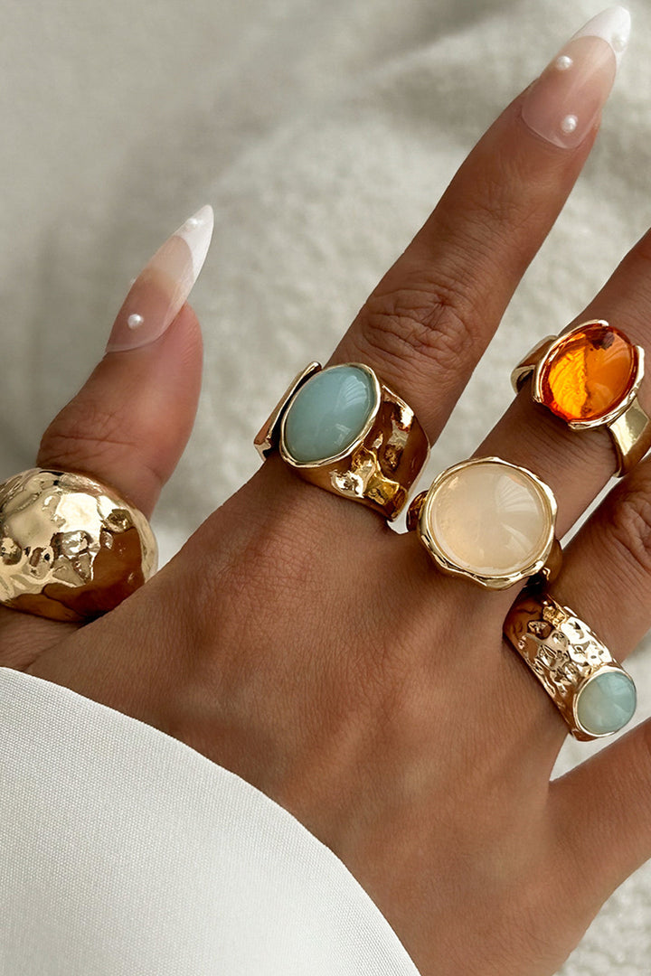 Conjunto de Anillos Abiertos con Brillantes