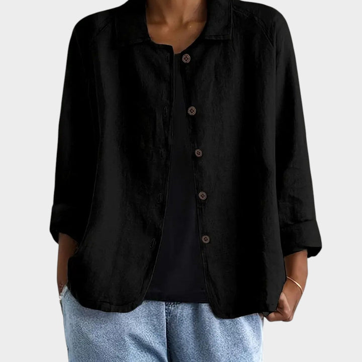 Sofia™ | Chaqueta de Lino Elegante