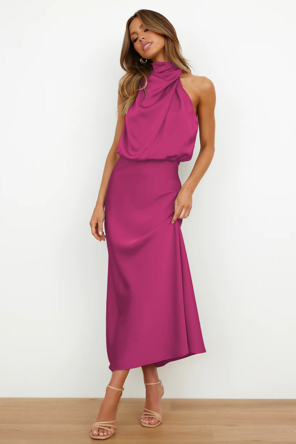 Vestido drapeado sahara - Raúl & Sara Madrid