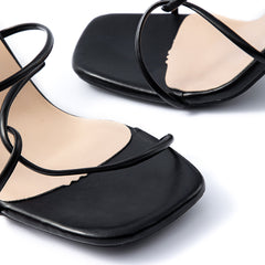 Tacones Altos Abiertos con Diseño Sin Correa en el Tobillo - Raúl & Sara Madrid