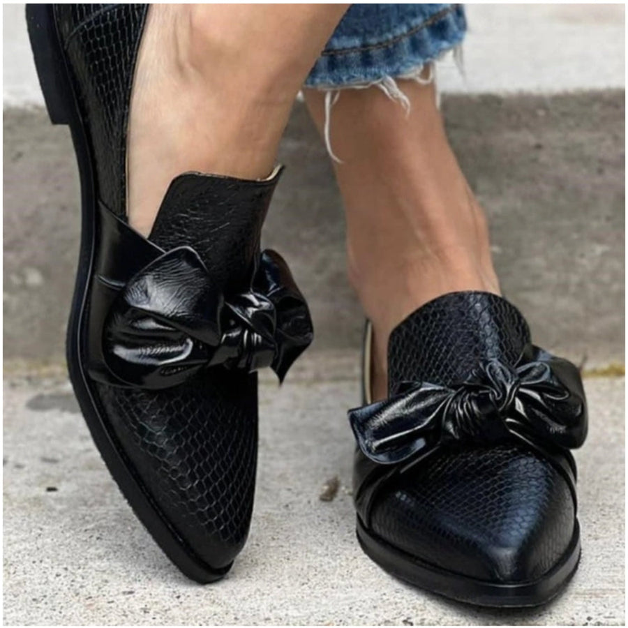 Mocasines con detalle de lazo - Raúl & Sara Madrid
