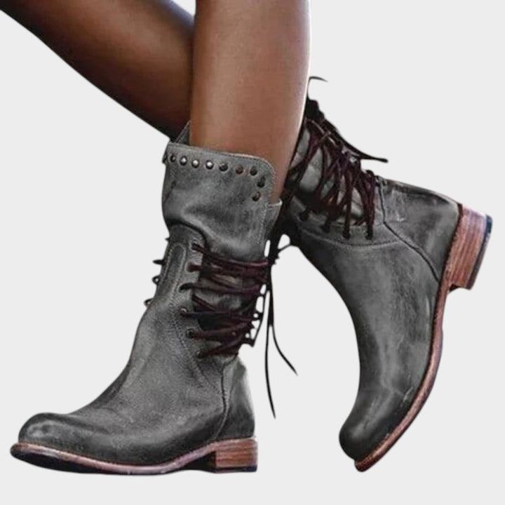 Caithlyn™ | Botas Retro con Cordones