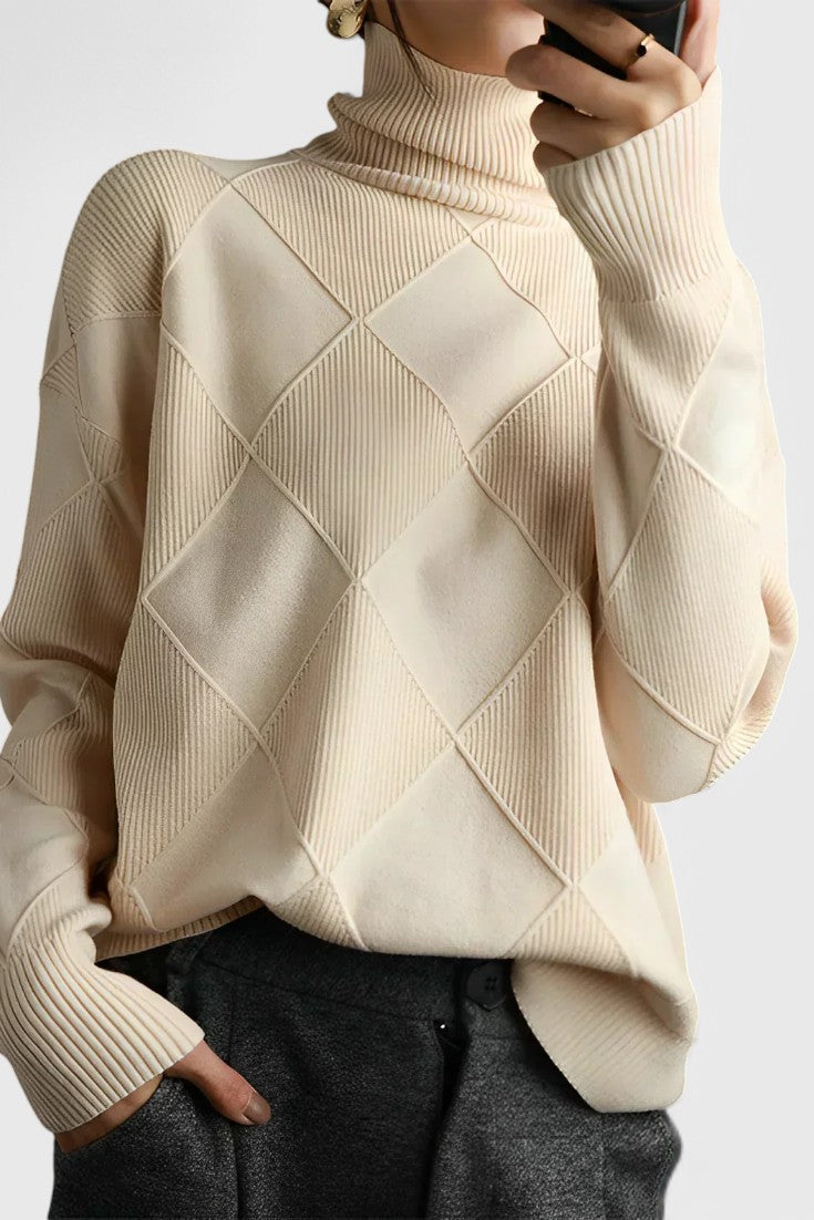 Jasmine · Jersey de Cachemira Cuello Alto - Raúl & Sara Madrid