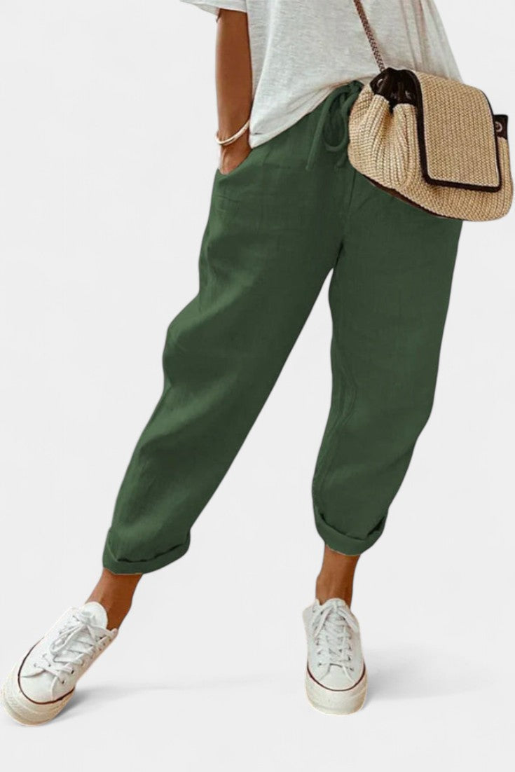 Alba Pantalones Rectos con Tecnología Transpirable