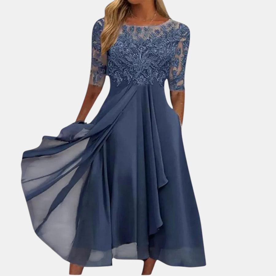 Vestido elegante de encaje - Raúl & Sara Madrid