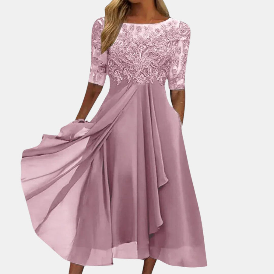 Vestido elegante de encaje - Raúl & Sara Madrid