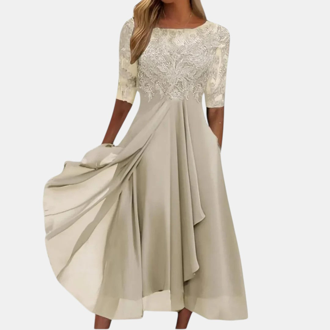 Vestido elegante de encaje - Raúl & Sara Madrid