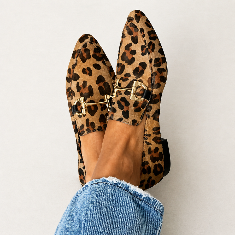 Crescencia · Mocasín Leopardo de Punta Elegante - Raúl & Sara Madrid