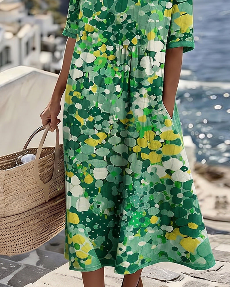 Vestido estampado holgado - Raúl & Sara Madrid