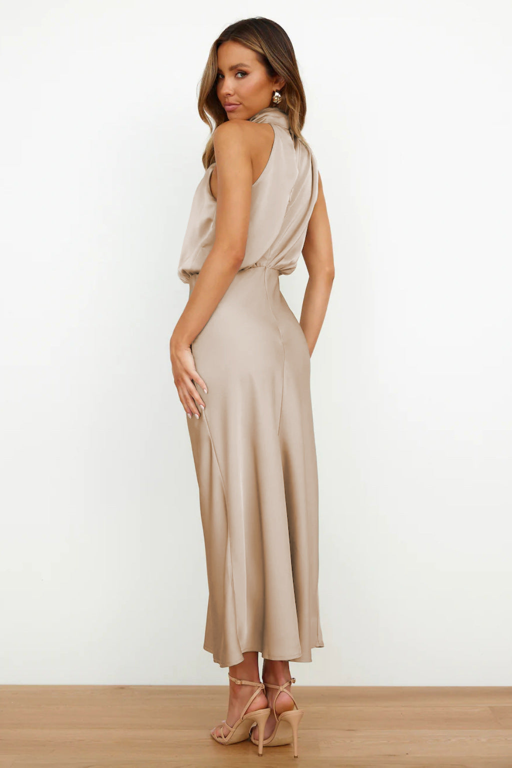 Vestido drapeado sahara - Raúl & Sara Madrid