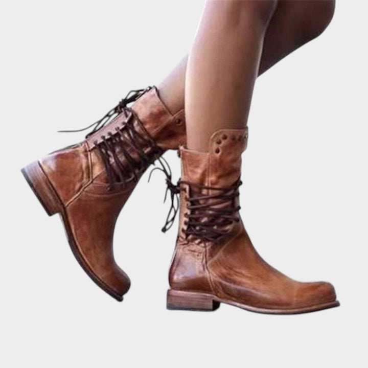 Caithlyn™ | Botas Retro con Cordones
