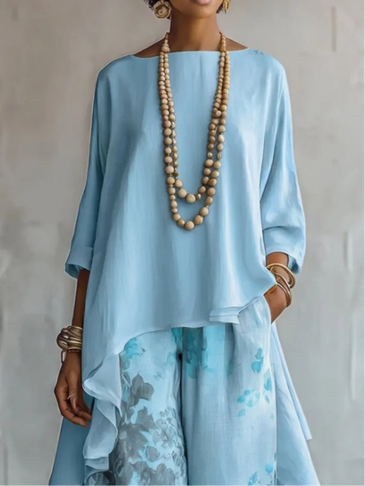 Ludovina™ | Floral Asymmetrical Set