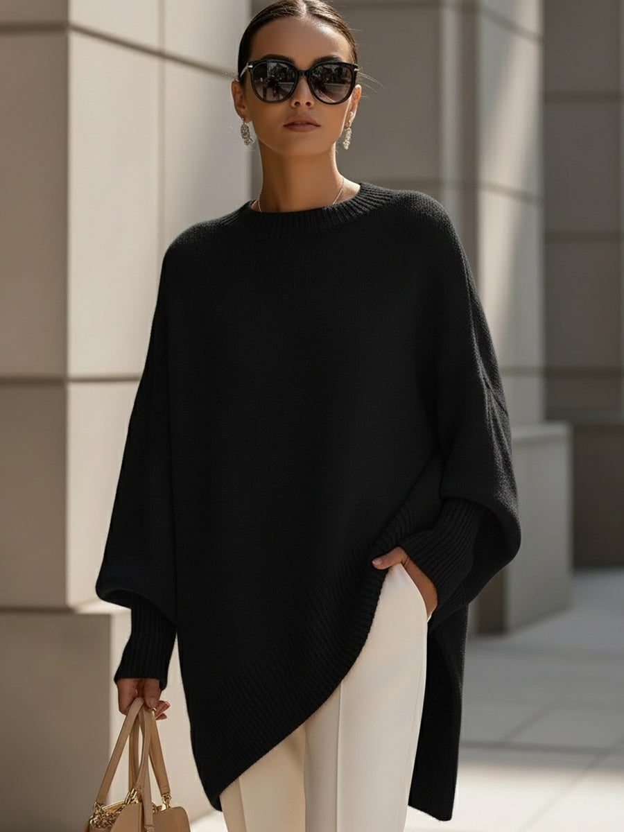 Annette | Extra-Large Jersey Poncho