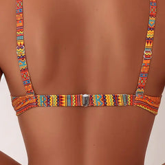 Bikini de dos piezas con estampado a rayas - Raúl & Sara Madrid