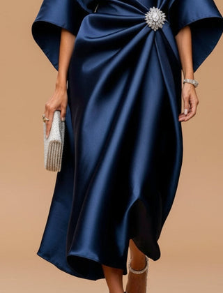 Vestido carmina de satén - Raúl & Sara Madrid