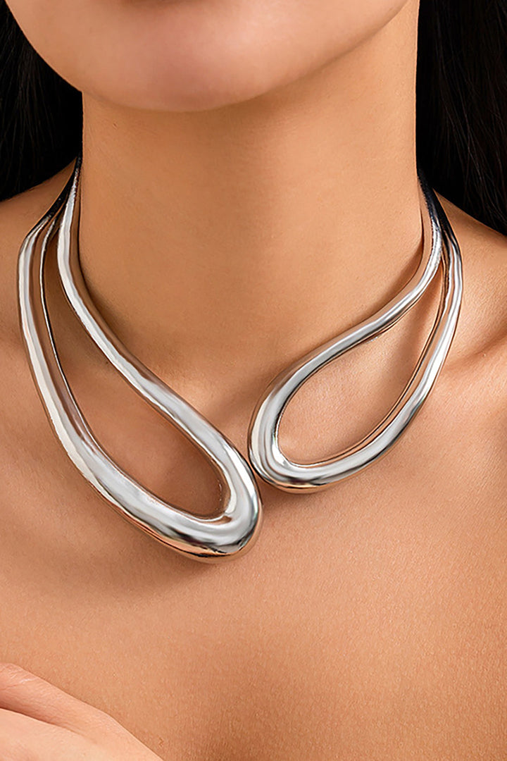 Asymmetrical Cropped Collar