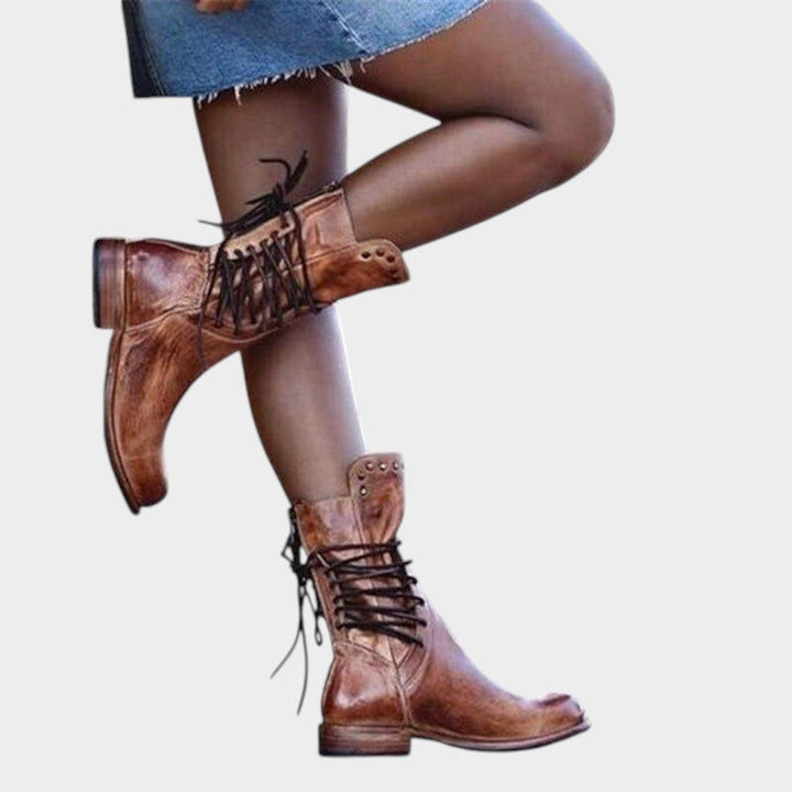 Caithlyn™ | Botas Retro con Cordones