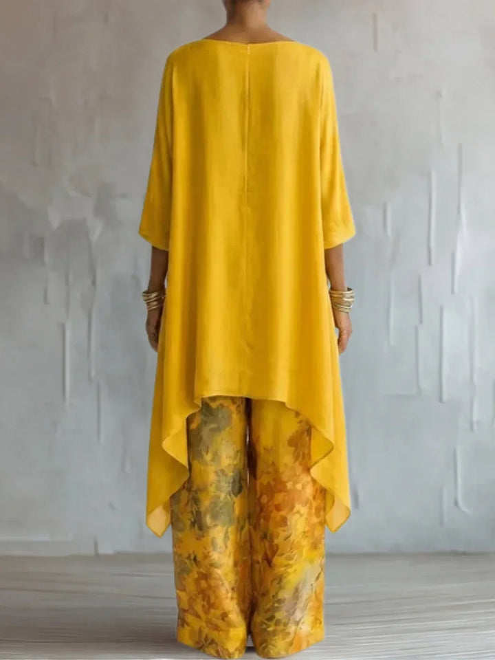 Ludovina™ | Floral Asymmetrical Set