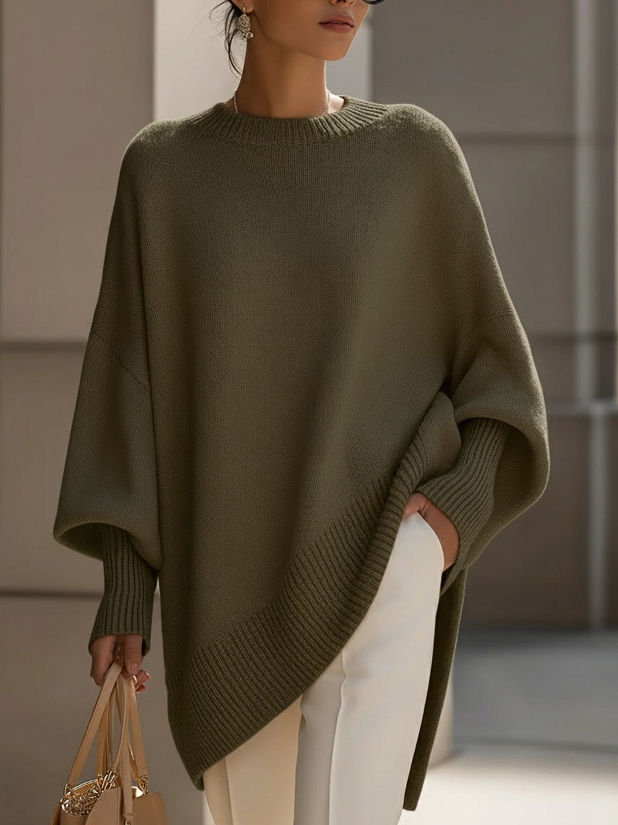 Annette | Extra-Large Jersey Poncho