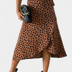 Falda Boho Envolvente Camila con Diseño Asimétrico - Raúl & Sara Madrid