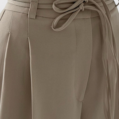 Sophie Pantalones de pierna ancha con cintas ajustables - Raúl & Sara Madrid