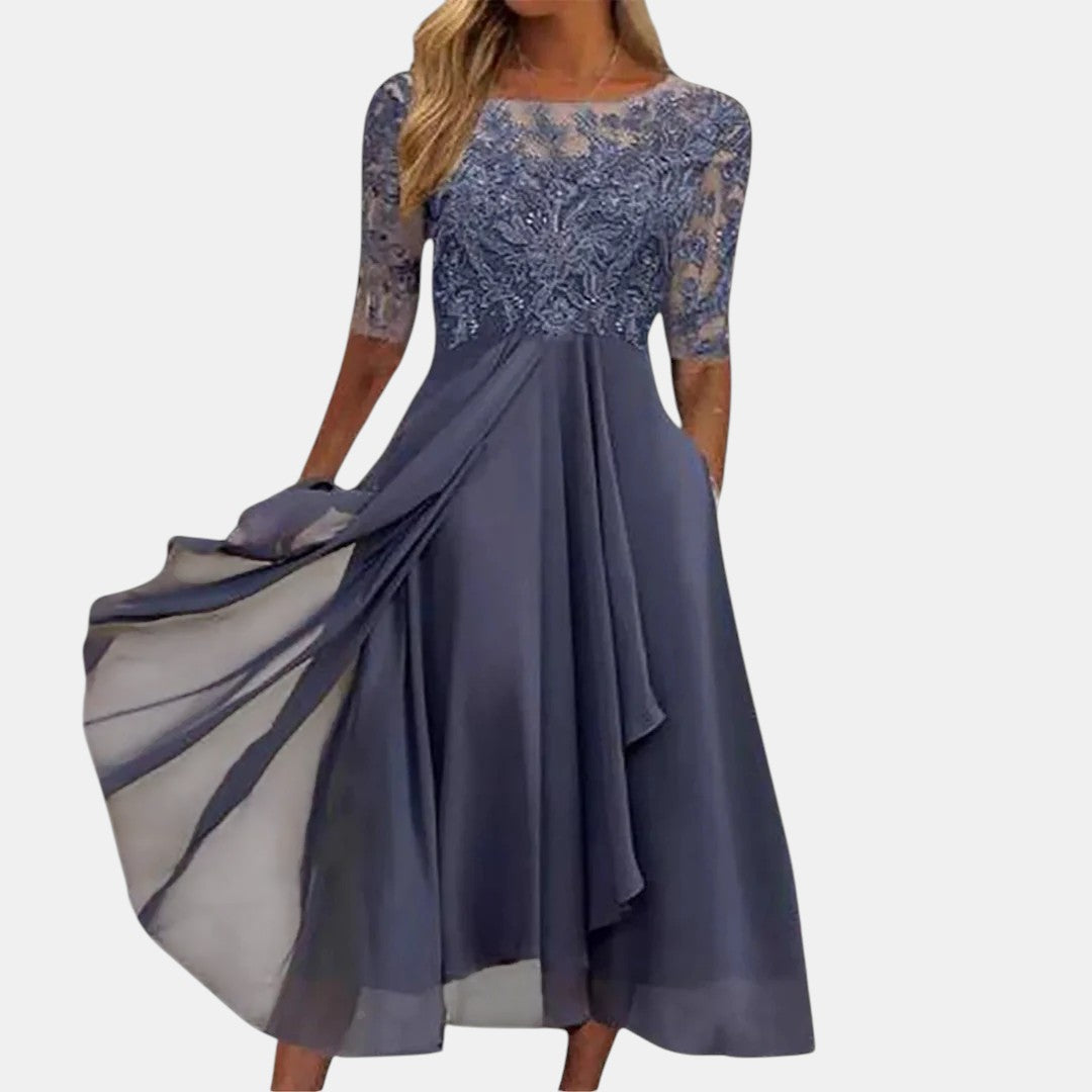 Vestido elegante de encaje - Raúl & Sara Madrid