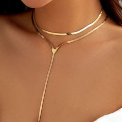 Collar Choker de Cadena de Metal - Raúl & Sara Madrid