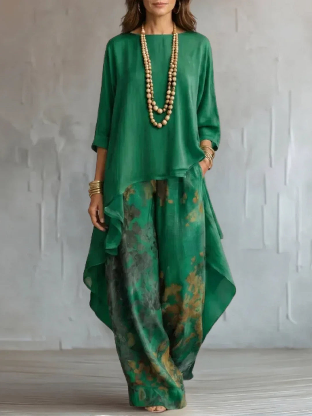 Ludovina™ | Floral Asymmetrical Set