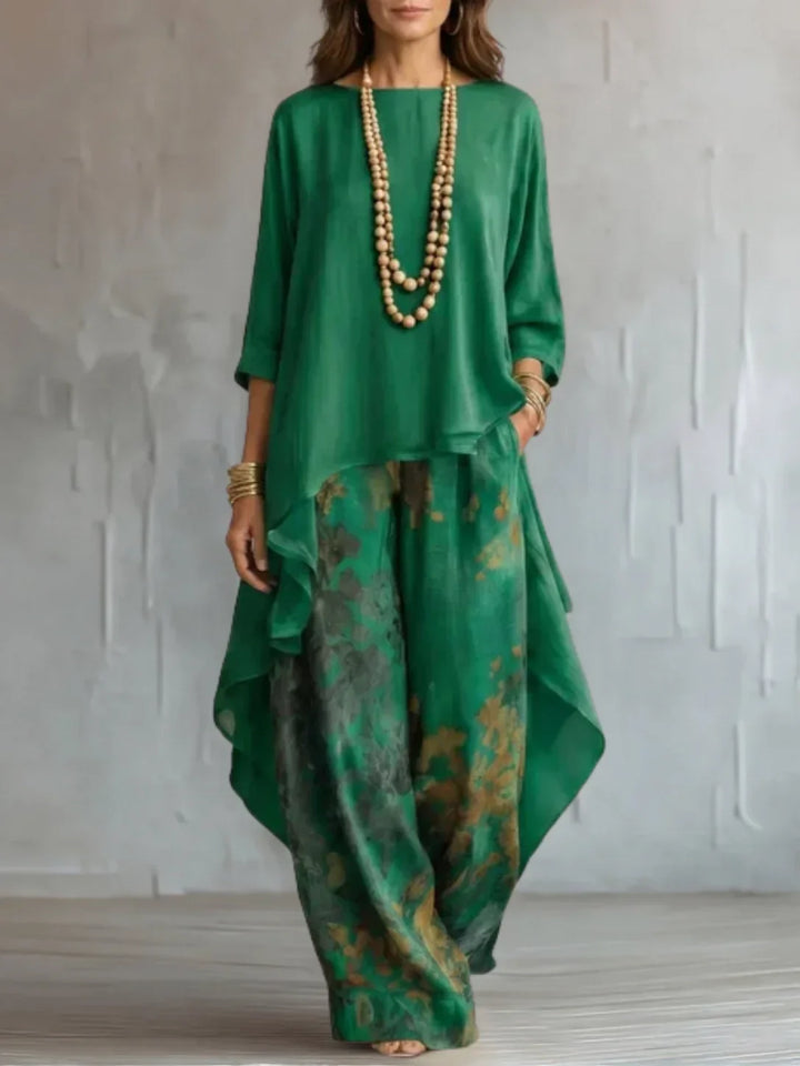 Ludovina™ | Floral Asymmetrical Set