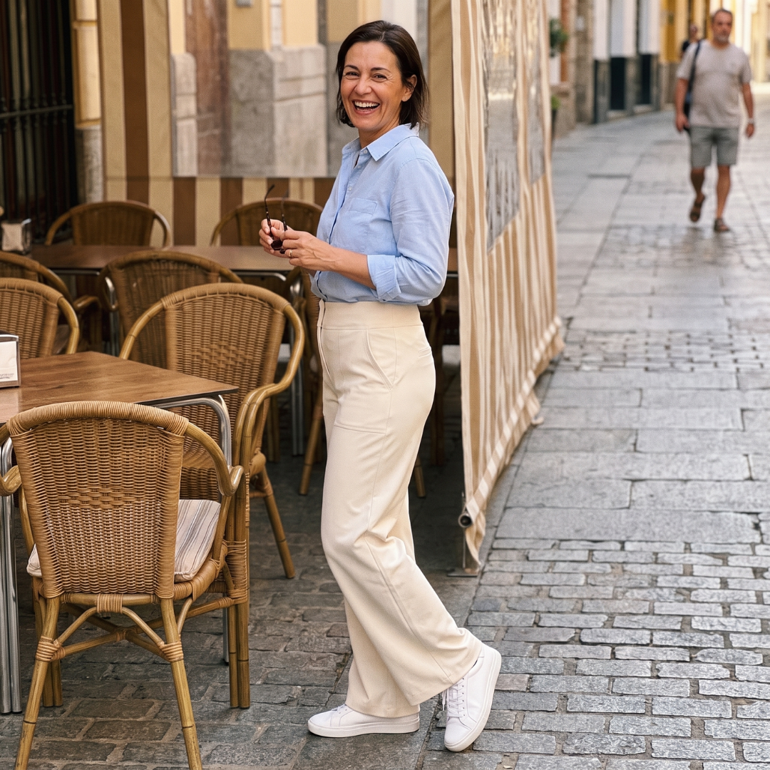 Carmen · Pantalón de vestir que estiliza la figura