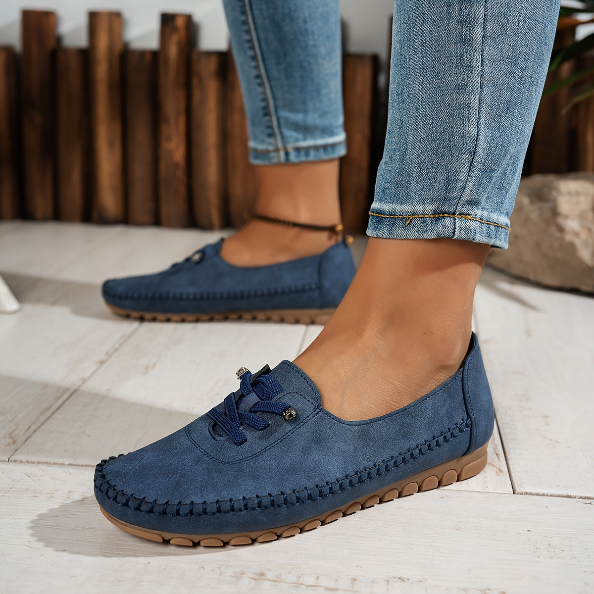 Mocasines Mujer Cómodos Y Flexibles – Zapatos Casual Antideslizantes Para Uso Diario
