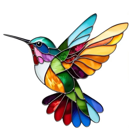 Collar Colibrí · Elegante Collar de Colibrí en Vivos Colores - Raúl & Sara Madrid