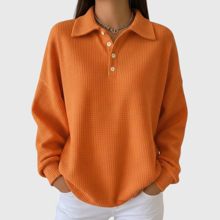 Mara | Cozy Collared Jersey