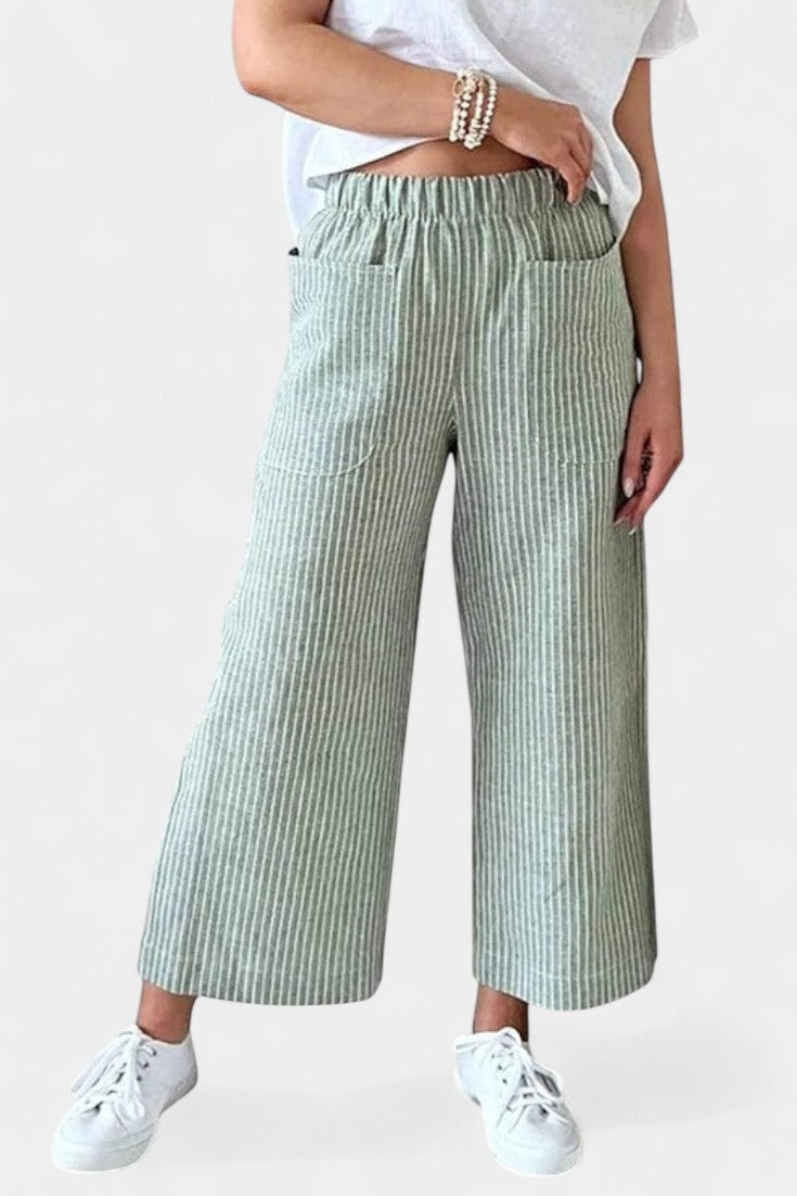 Lumiere Pantalones Ligeros de Corte Cómodo