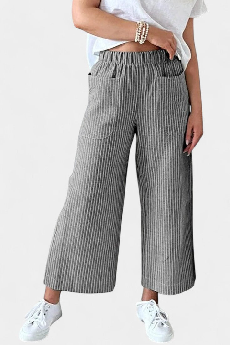 Lumiere Pantalones Ligeros de Corte Cómodo