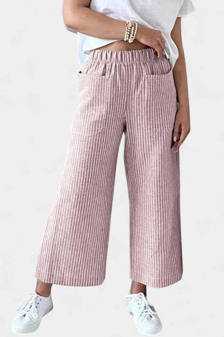Lumiere Pantalones Ligeros de Corte Cómodo