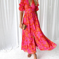Vestido maxi resplandor solar - Raúl & Sara Madrid