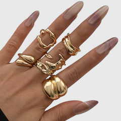 Anillo Multicapa de Diseño Irregular - Raúl & Sara Madrid