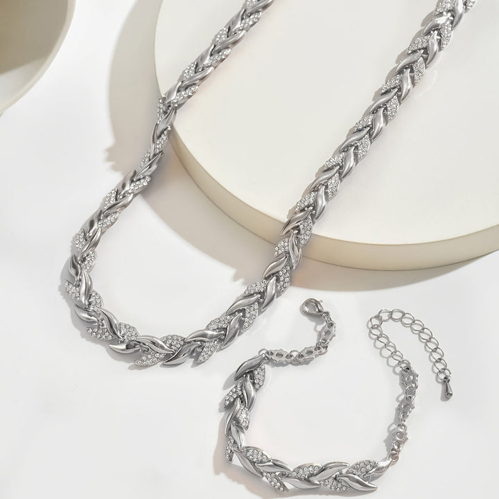 Claudine™ | Collier et Bracelet en Queue de Poisson Fait Main