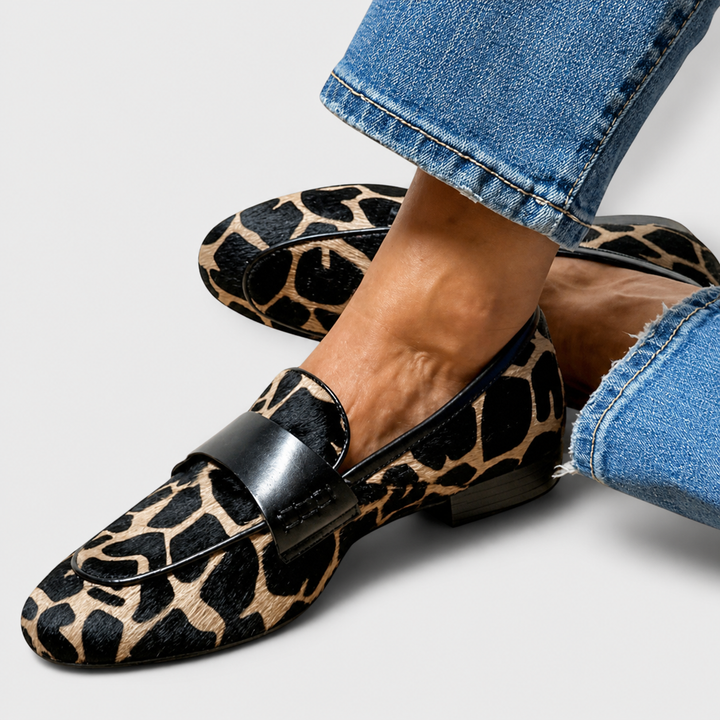 Paulina™ | Leopard Print Moccasins