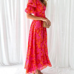 Vestido maxi resplandor solar - Raúl & Sara Madrid