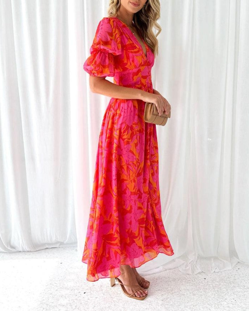 Vestido maxi resplandor solar - Raúl & Sara Madrid