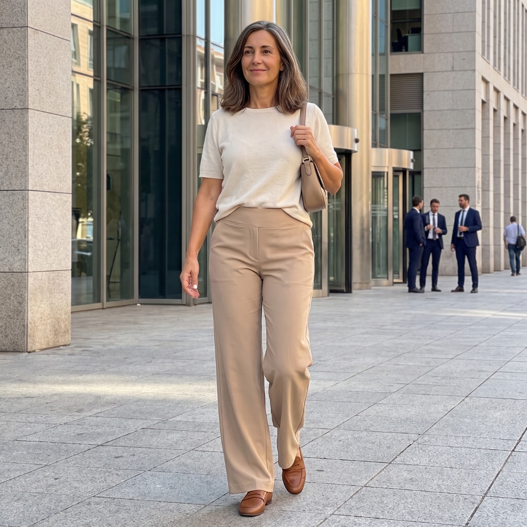 Carmen · Pantalón de vestir que estiliza la figura