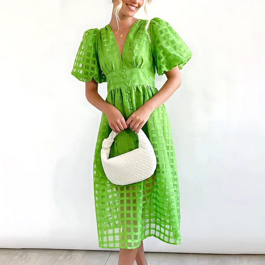 Vestido midi romántico - Raúl & Sara Madrid