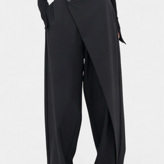 Oaklyn Pantalones Rectos con Drapado Contemporáneo - Raúl & Sara Madrid