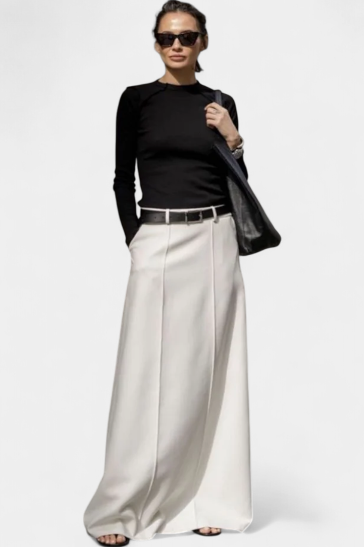 Ada Falda H-Line Sólida con Estilo Urbano Contemporáneo - Raúl & Sara Madrid