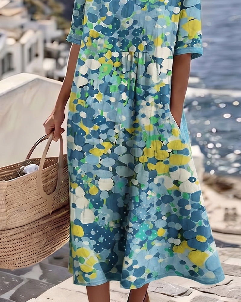 Vestido estampado holgado - Raúl & Sara Madrid